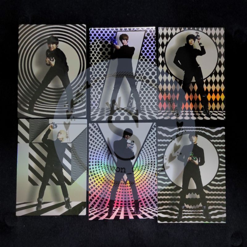 OFFICIAL SUPER JUNIOR STAR COLLECTION CARD SHINING CARD / HOLOGRAM RARE LEETEUK HEECHUL YESUNG SHIND