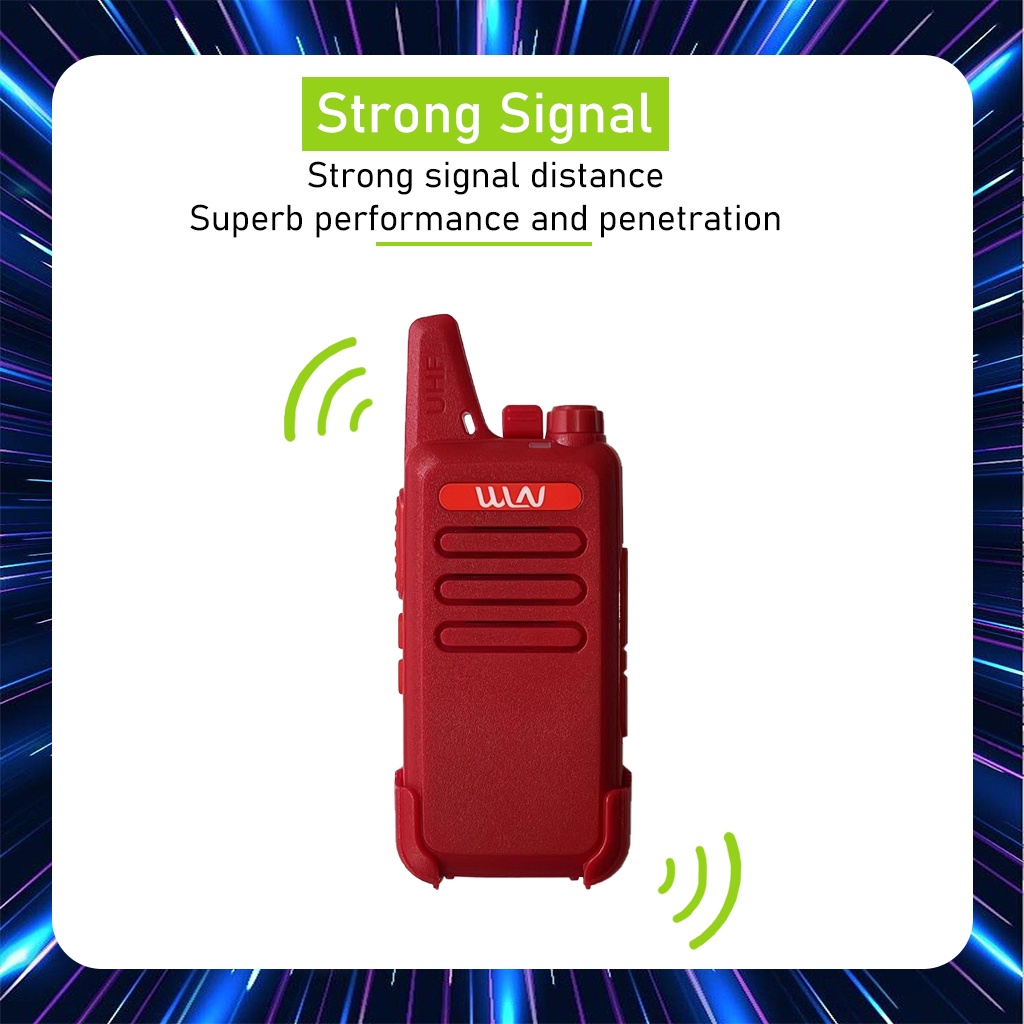 Handy Talky WLN HT UHF TWO WAY RADIO 5 Warna C1 walkie talkie 1 UNIT