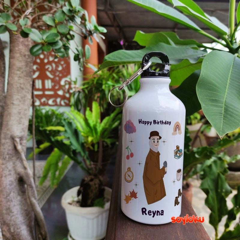 

Kado cewek cowok tumbler sport custom hampers wisuda ultah birthay anniversary wedding gift box botol minum