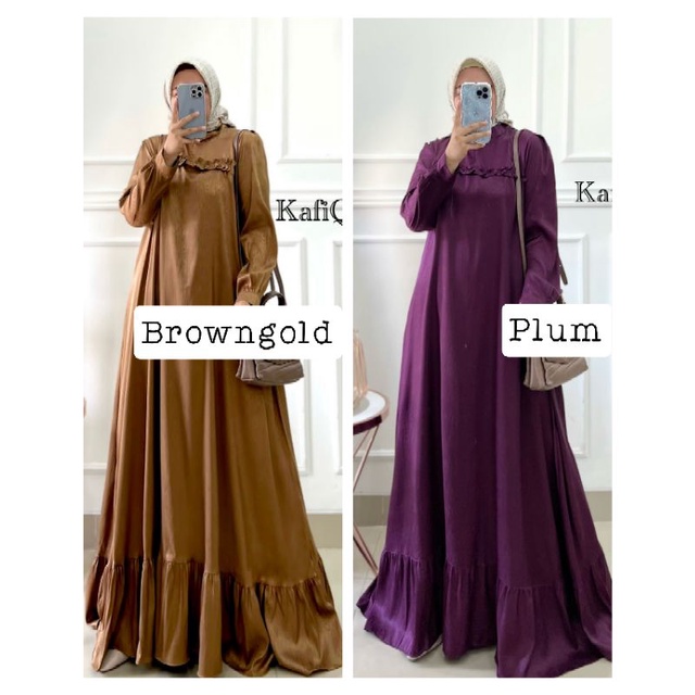 Alaya dress original by Kafiqu.id Nunulolo gamis silk premium