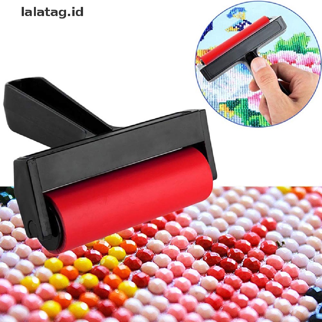 [lalatag] Karet Roller Brush DIY Diamond Paing Brushing Craft Art Alat Menggambar [ID]