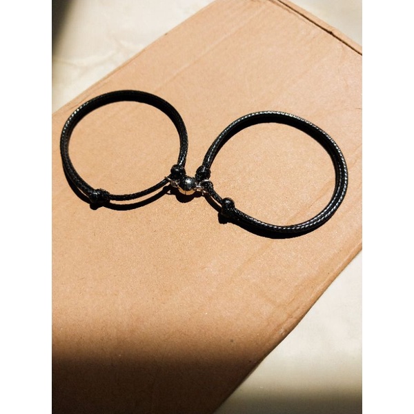 Gelang magnet bulat/gelang couple/ gelang hitam