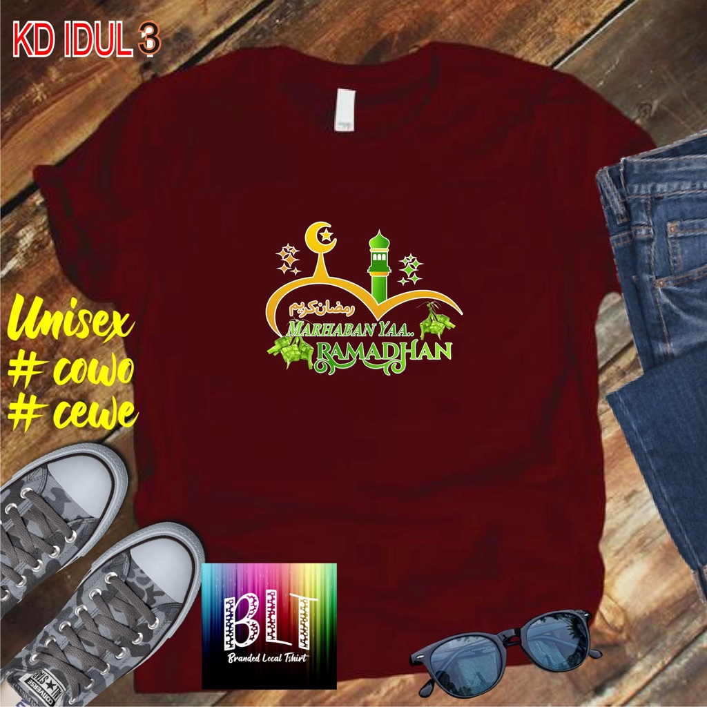 Cod Kaos Lebaran 2023 Kaos Idul Fitri KD IDUL 3 Keluarga Marhaban Ya Ramadhan Kaos Murah Idul FItri 2023 unisex pakaian wanita lebaran pakaian pria lebaran