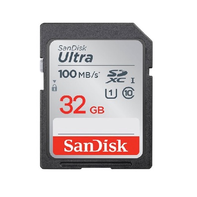 SD CARD SANDISK ULTRA CLASS 10 100MBPS 32GB