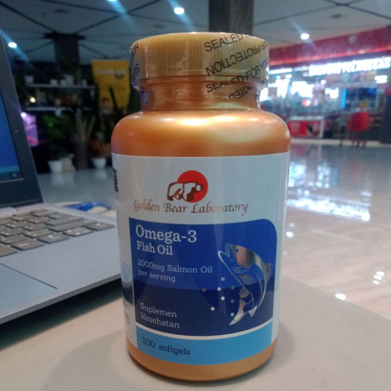 Golden bear omega 3 fish oil isi 100 sofgel