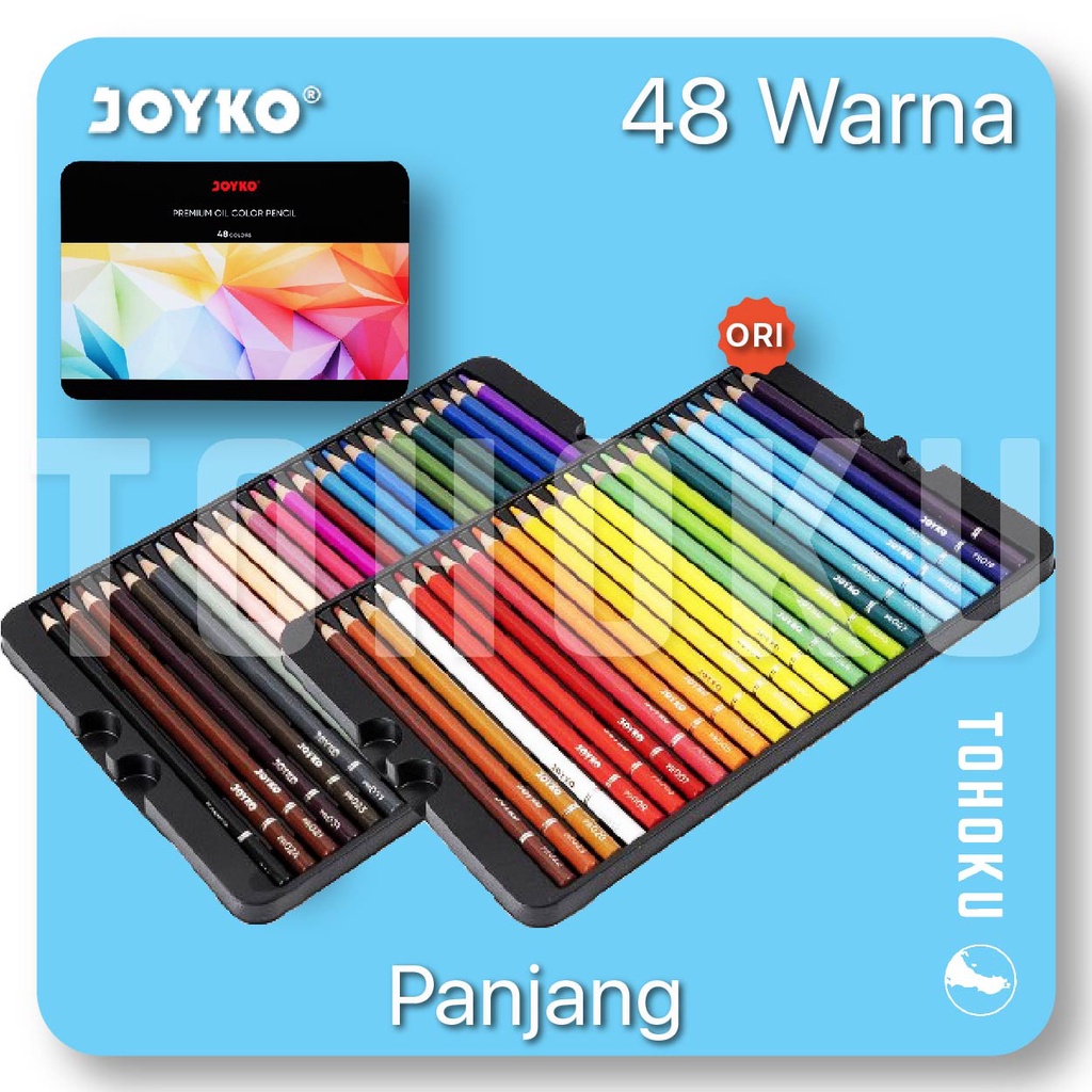 

(Pack Aman) Joyko - 48 High Grade Oil Color Pencils