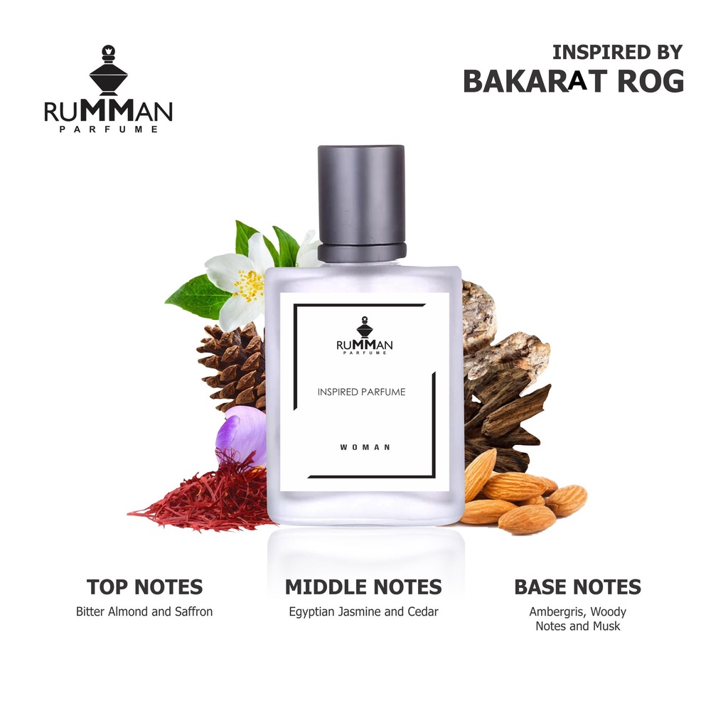 Inspired Parfum Bakarat ROG Parfume Farfum Minyak Wangi Tahan Lama pria wanita UNISEX Baacarat