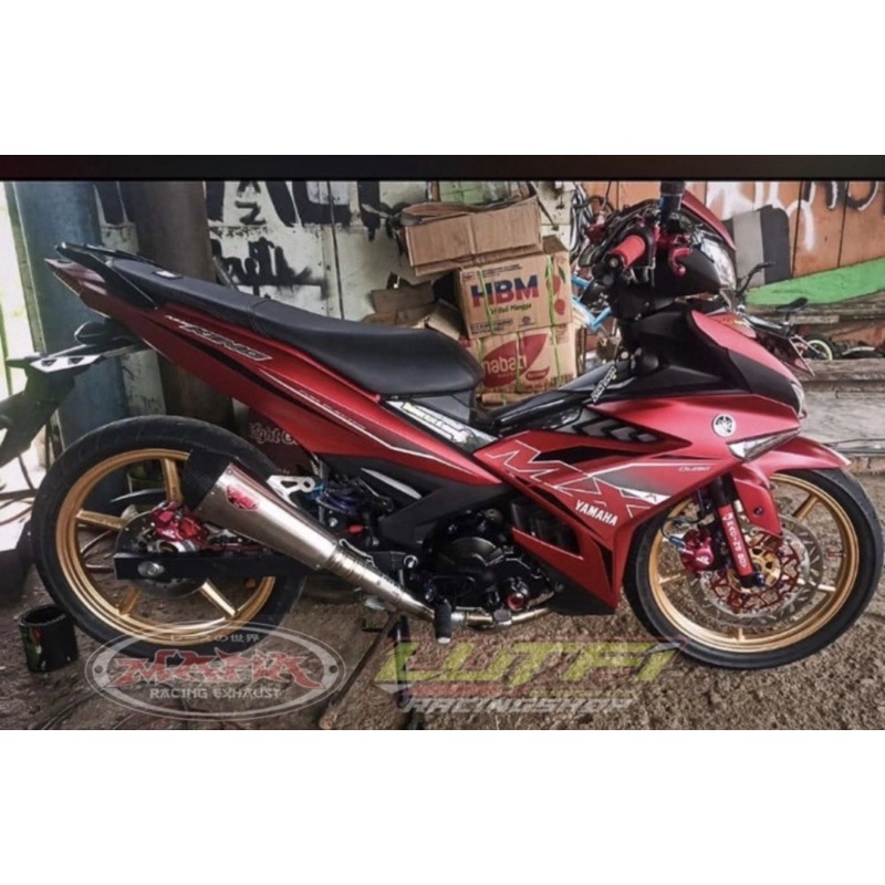 leher mx king model malasya Bonus Selang HRC (step standar belakang naik)