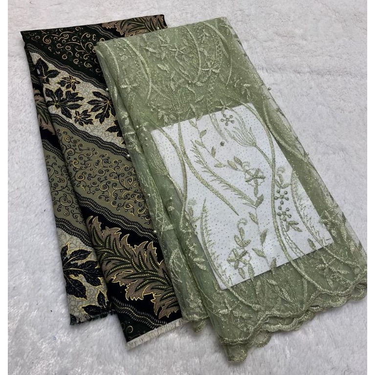 Set/Paket Kain Bridesmaid Tile Mutiara & Batik