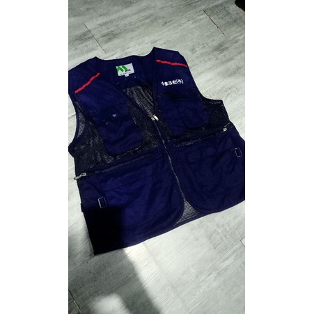 VEST UTILITY POCKET, ROMPI TACTICAL SECOND (BIRU)