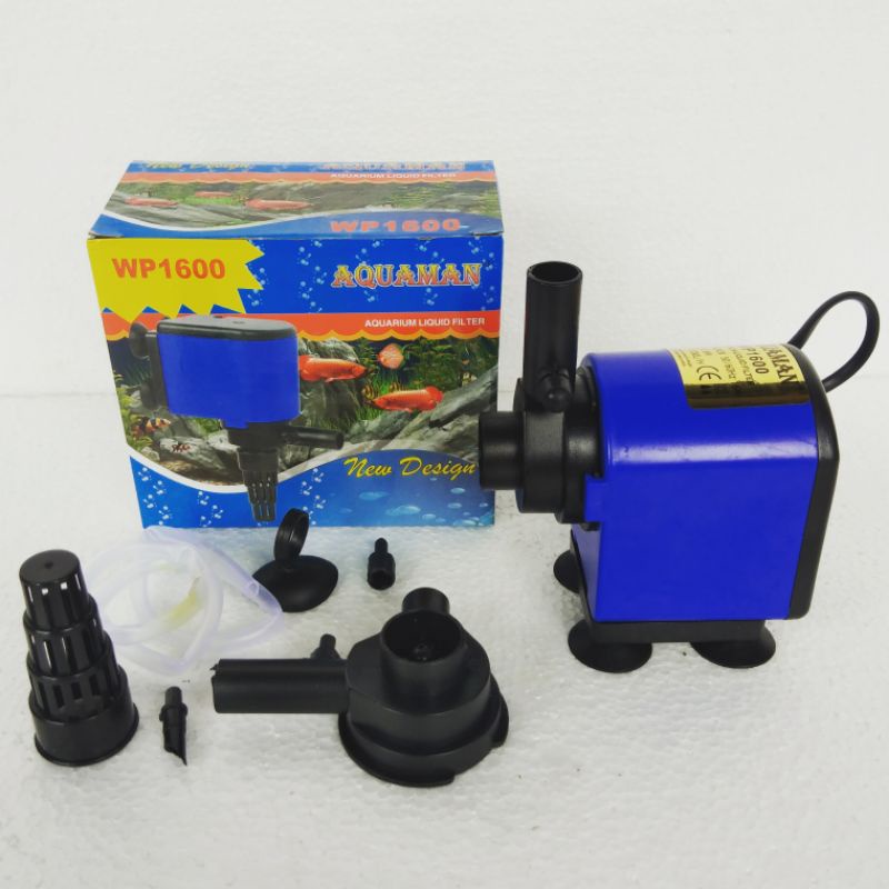 mesin pompa filter celup AQUAMAN WP 1600 power heads akuarium waterpump kolam water pump ph