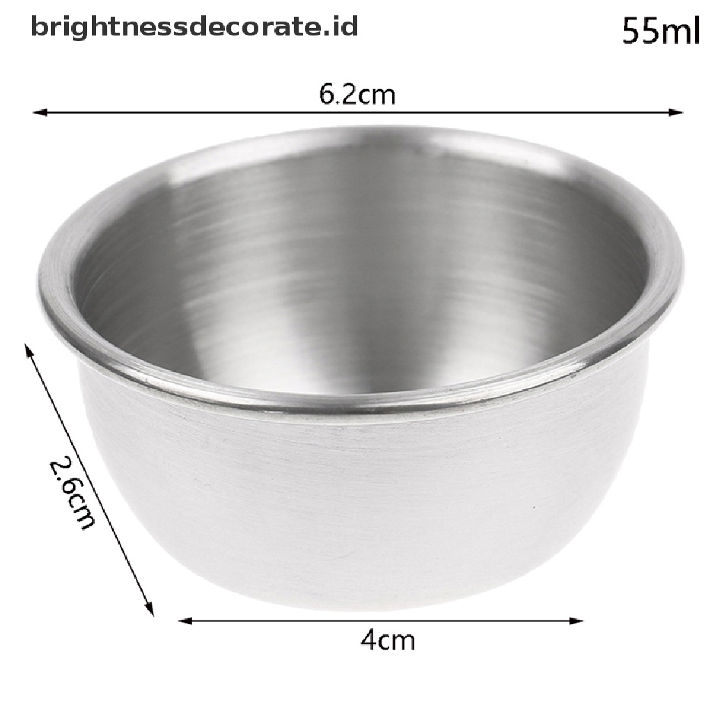 [Birth] 1pc Stainless Steel Hot Pot Dipping Bowl Cangkir Saus Kecil Wadah Bumbu [ID]