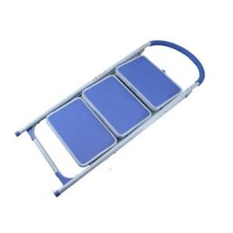 Krisbow Tangga Lipat Besi Dengan 3 Anak Tangga - Biru Original