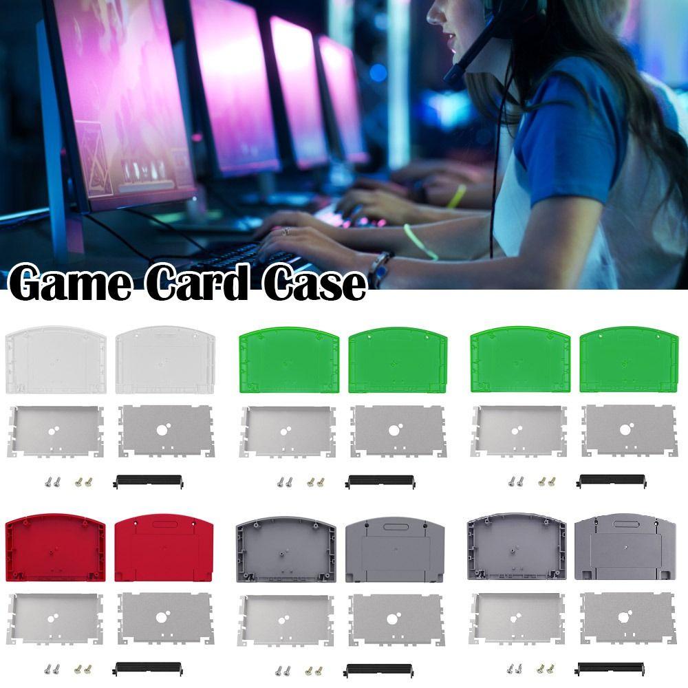 POPULAR Case Kartu Game Populer Set Tahan Lama Membawa Case Shell Untuk N64