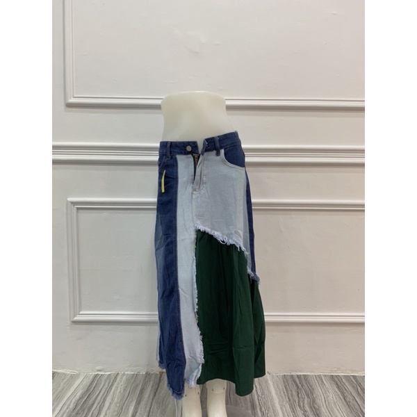 Rok jeans wanita Rk103nw