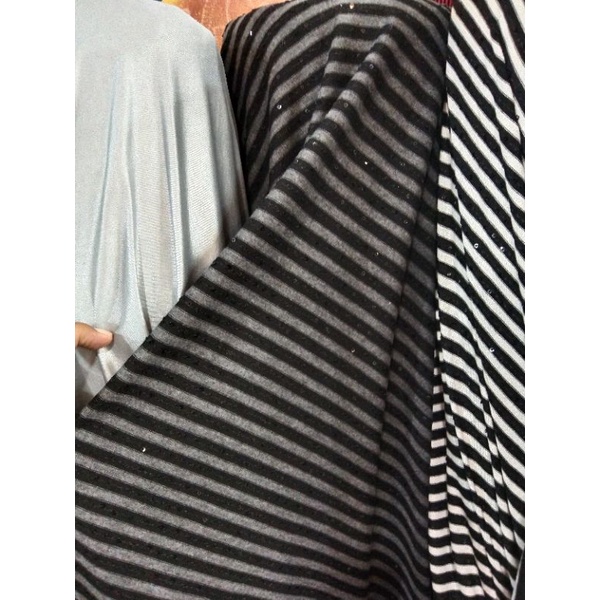 KAIN SPANDEK KAOS SALUR KOMBINASI PAYET