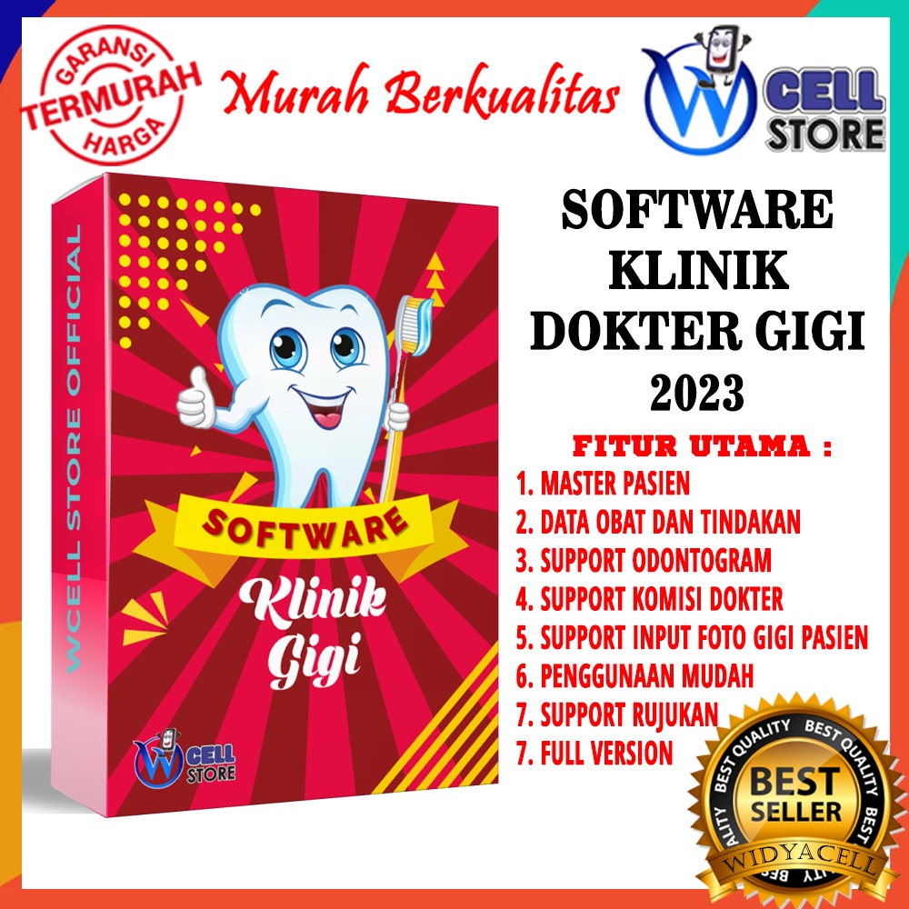 SOFTWARE PROGRAM APLIKASI KLINIK DOKTER GIGI TERBARU 2023 BISA SERVER CLIENT
