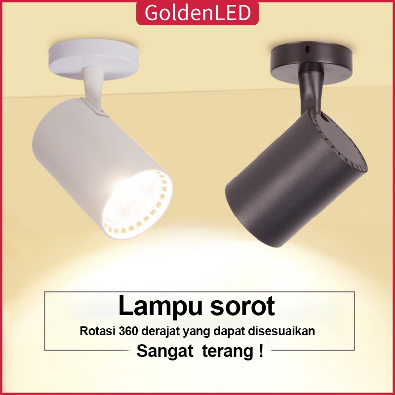 Golden LED Spotlight 10W/20W Putih Kuning