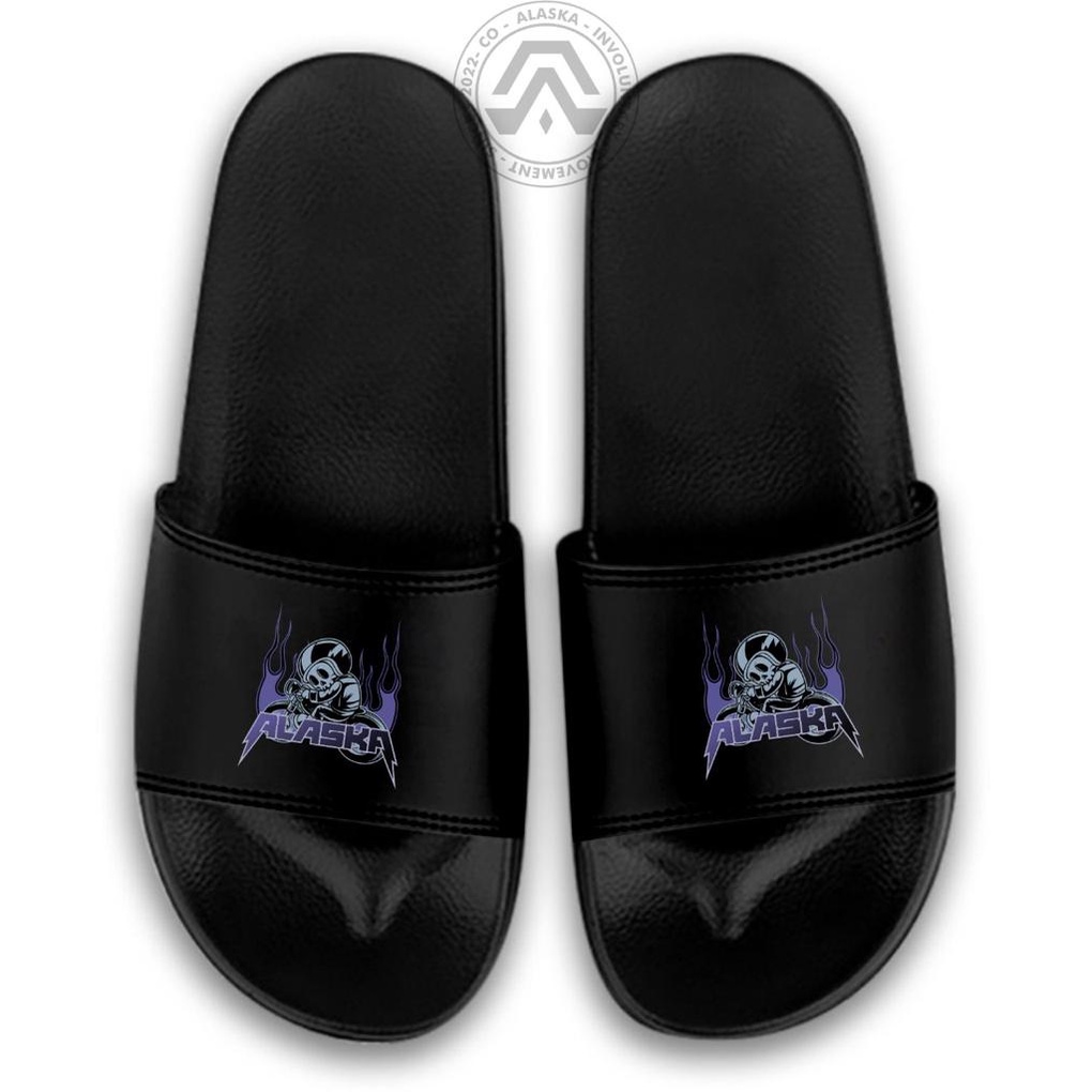 Sandal Slide Pria Original ALASKA Kualitas Premium-Ghost Rider