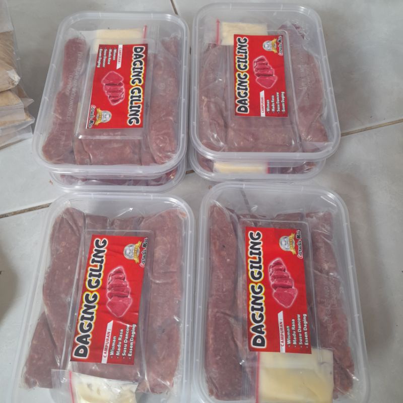 daging serut giling umpan galatama lele