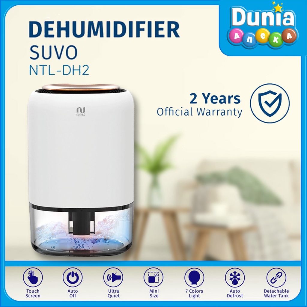 NOTALE DEHUMIDIFIER SUVO AIR DRYER SERAP KELEMBAPAN HUMIDIFIER TOUCH