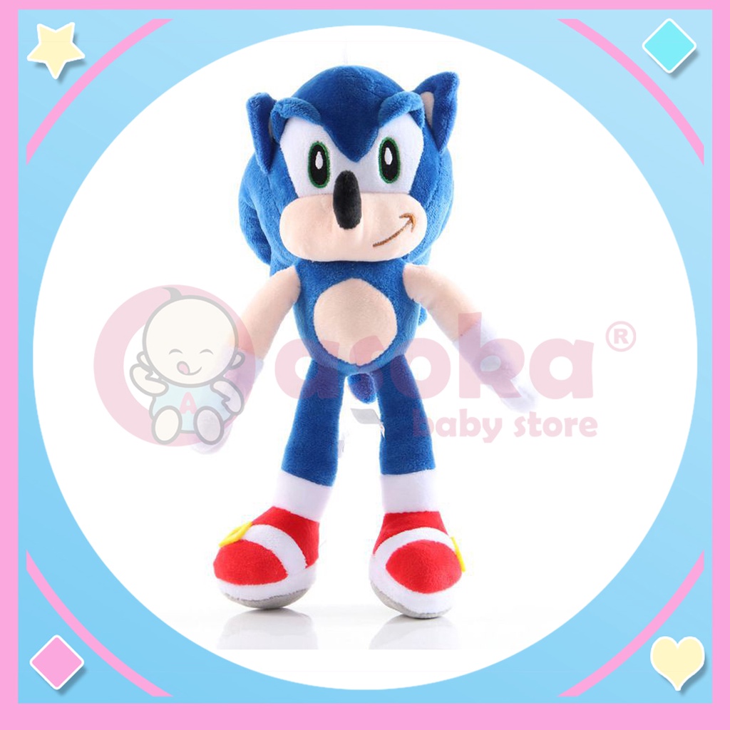 Boneka Sonic UK 35 - 40 - Mainan Boneka Anak ASOKA