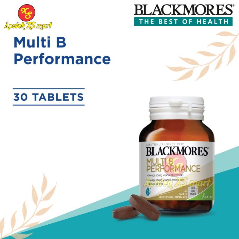 BLACKMORES MULTI B PERFORMANCE @3O TABLET - MEMBANTU MEMELIHARA KESEHATAN