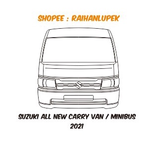 Pola Miniatur Mobil All New Suzuki Carry (Minibus) / Pola Miniatur Mobil All New Suzuki Carry Van