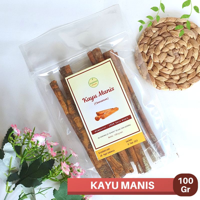 

100 gram Kayu Manis / Cinnamon Kering Kualitas Premium
