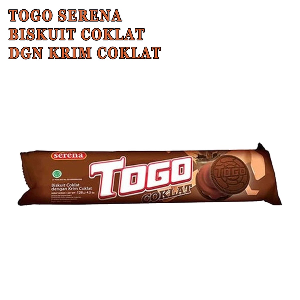 Biskuit Chocolate* Togo Serena* Krim Cokelat* 128g