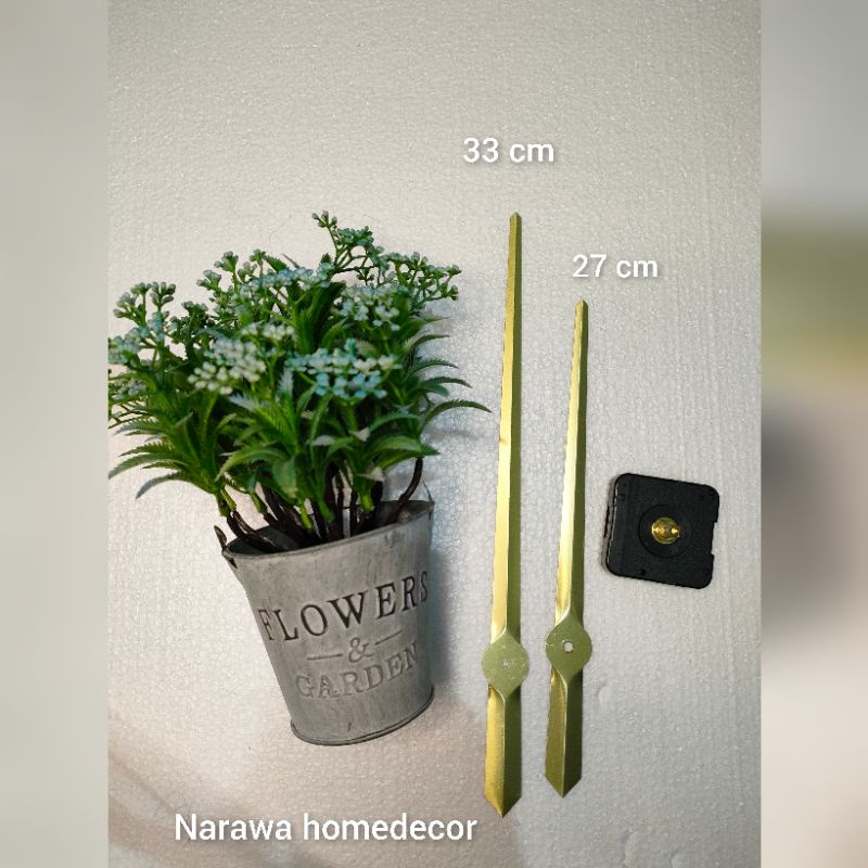 PAKET MESIN DAN JARUM JAM DINDING JUMBO 80-100 CM