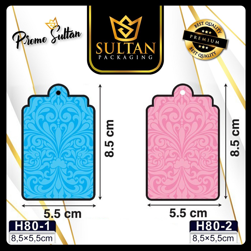 

SULTAN - Hangtag Polos - Tag Aksesoris Hiasan Kado Polos - H80