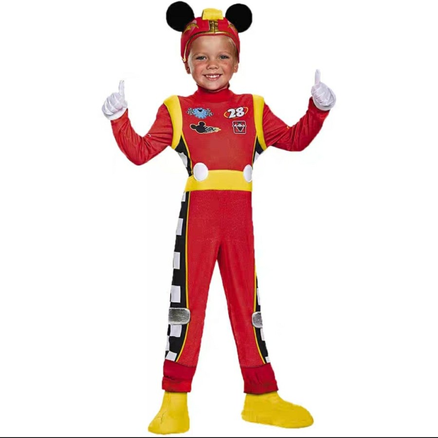 Mickey Mouse Roadster Racers Kostum anak pembalap Mickey Mouse