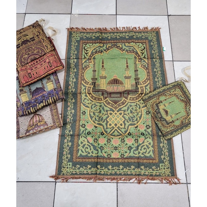 Sajadah Sajadah Tas Travel Besar Turki Murah Oleh Oleh Haji(Z6D4) Sajadah Wangi Jumbo Sajadah Turki 