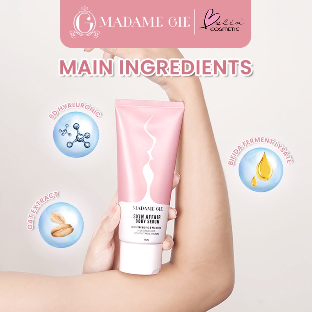 ❤ BELIA ❤ MADAME GIE Skin Affair Body Serum - Skin Booster Hydrating &amp; Calming Your Skin | BPOM