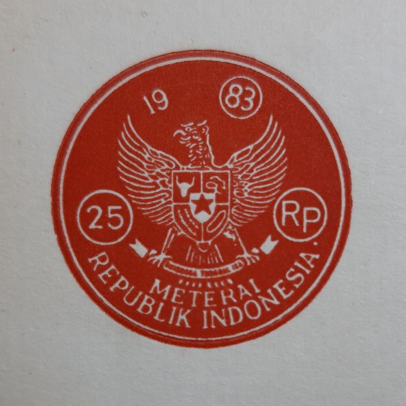 

Kertas Segel Asli Tahun 1983 Double