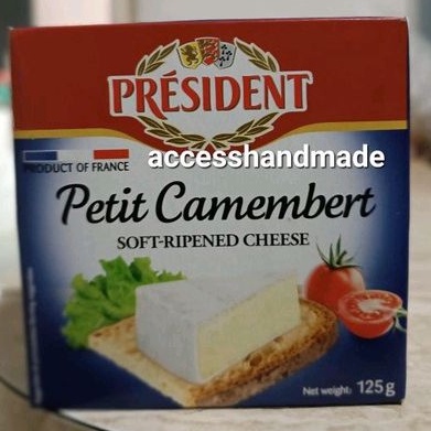 

President cheese keju import BRIE | CAMEMBERT France ready to eat | bisa bake juga