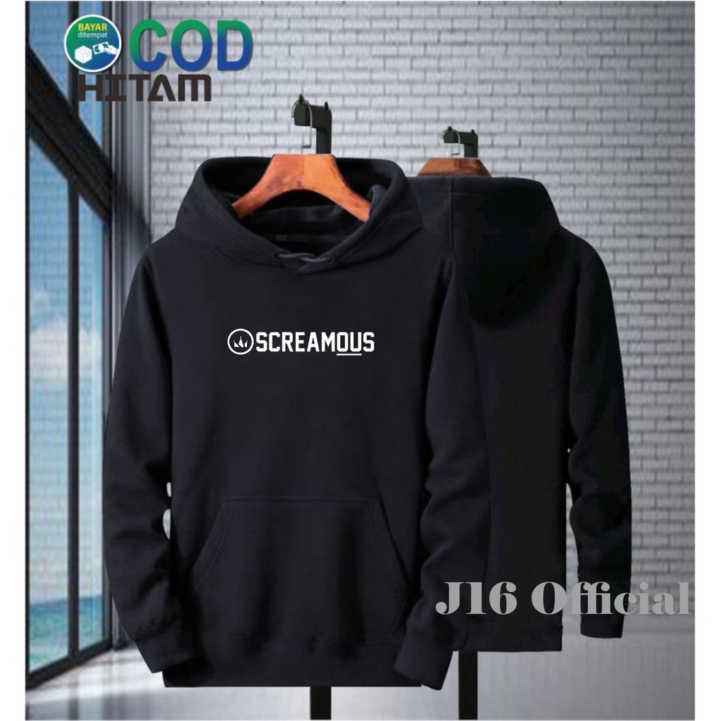 SCREAMOUS Jaket Distro Sweater Hoodie Pria Wanita BEST SELLER