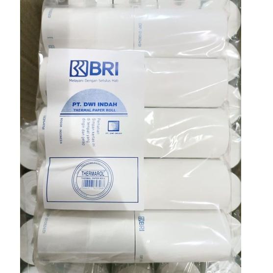 

(Stock Ada) KERTAS EDC BRI 58x33 EDC BRILINK/AGEN BRILINK/LOGO BRI/STRUK THERMAL (1pack) 373