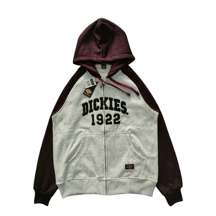 JAKET SWETAER HOODIE ZIPPER DICKIES 1922 FULL TAG LIKE ORI