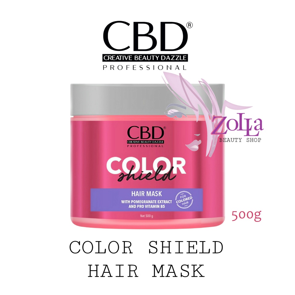 CBD COLOR SHIELD HAIR MASK 500g - BPOM - MASKER RAMBUT CBD MURAH