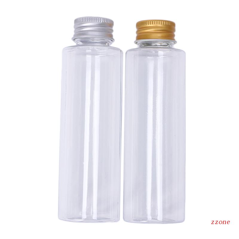 Zzz Toples Kosong Travel Plastik Botol Wadah Sample Cairan Makeup Aluminium100