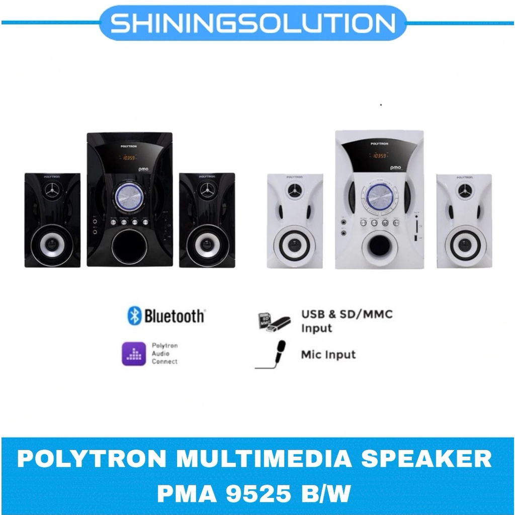 POLYTRON MULTIMEDIA SPEAKER PMA 9525 B/W