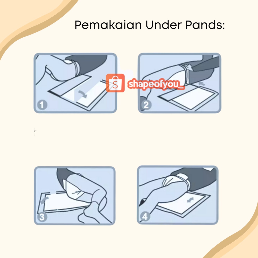 Healer Underpad Under pad Perlak Popok Dewasa Sekali Pakai Alas Pasien Menyerap Urine Darah uk 90 x 60 cm isi 10 pcs