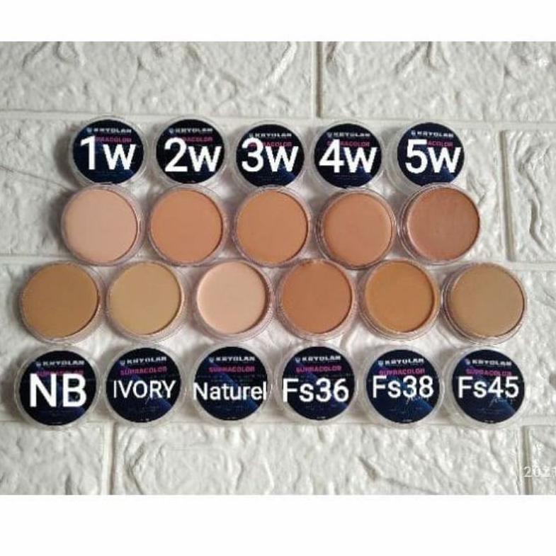 [KODE PRODUK C6YTC9898] Kryolan Foundation mini 8mL Supracolor Cryolan mini ASLI