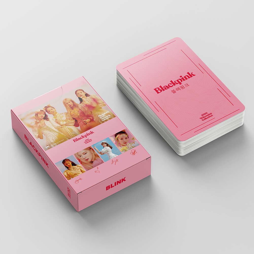 55pcs/box black pink HOW DO YOU LIKE THAT &amp; ICE CREAM &amp; SUMMERP photocards 2022 Album LOMO Card Postcard  Jisoo Jennie Rose Lisa Blink BP