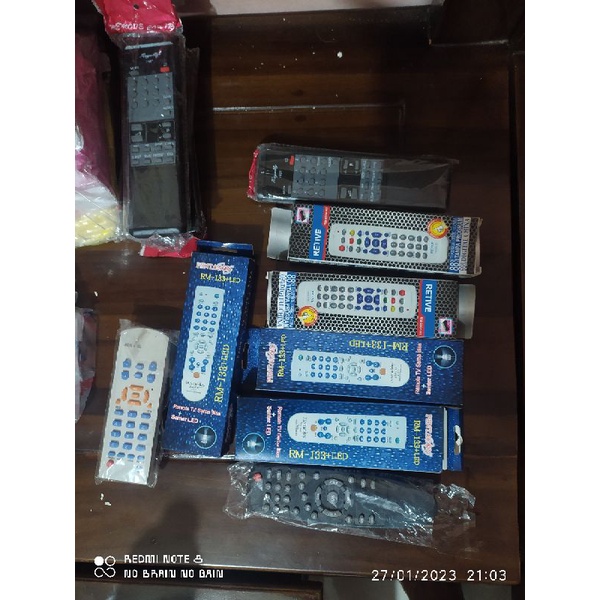 REMOT TV MURAH KURAS GUDANG SHARP dan  DVD