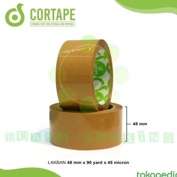 

LAKBAN CORTAPE 48MM 90YARD (1/2 DUS ISI 36ROLL) juwar01