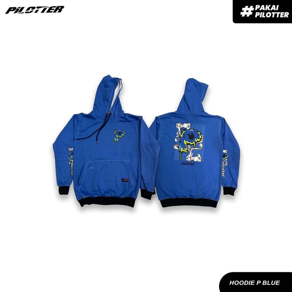 JAKET HOODIE PILOTTER P BLUE TERBARU ORIGINAL FREE STIKER HOODIE PILOTTER ORIGINAL HOODIE PILOTER OR