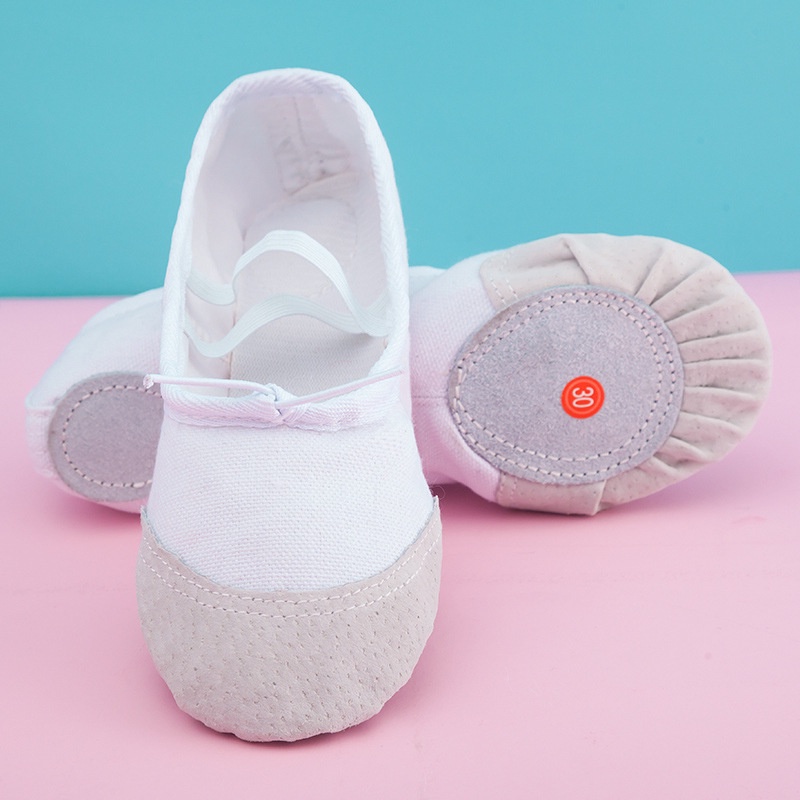 Sepatu Balet Anak Import / Ballet Shoes / Sepatu Balet Balerina Kanvas / Sepatu Nari Soft Shoes